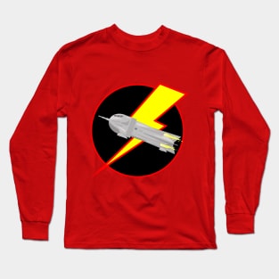 Retro Rocketship Long Sleeve T-Shirt